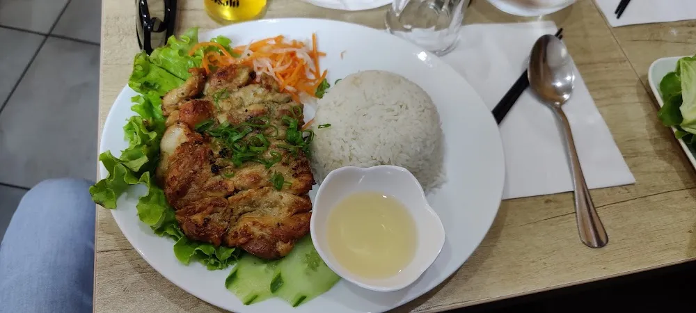 Riz Poulet Sauce Citronelle